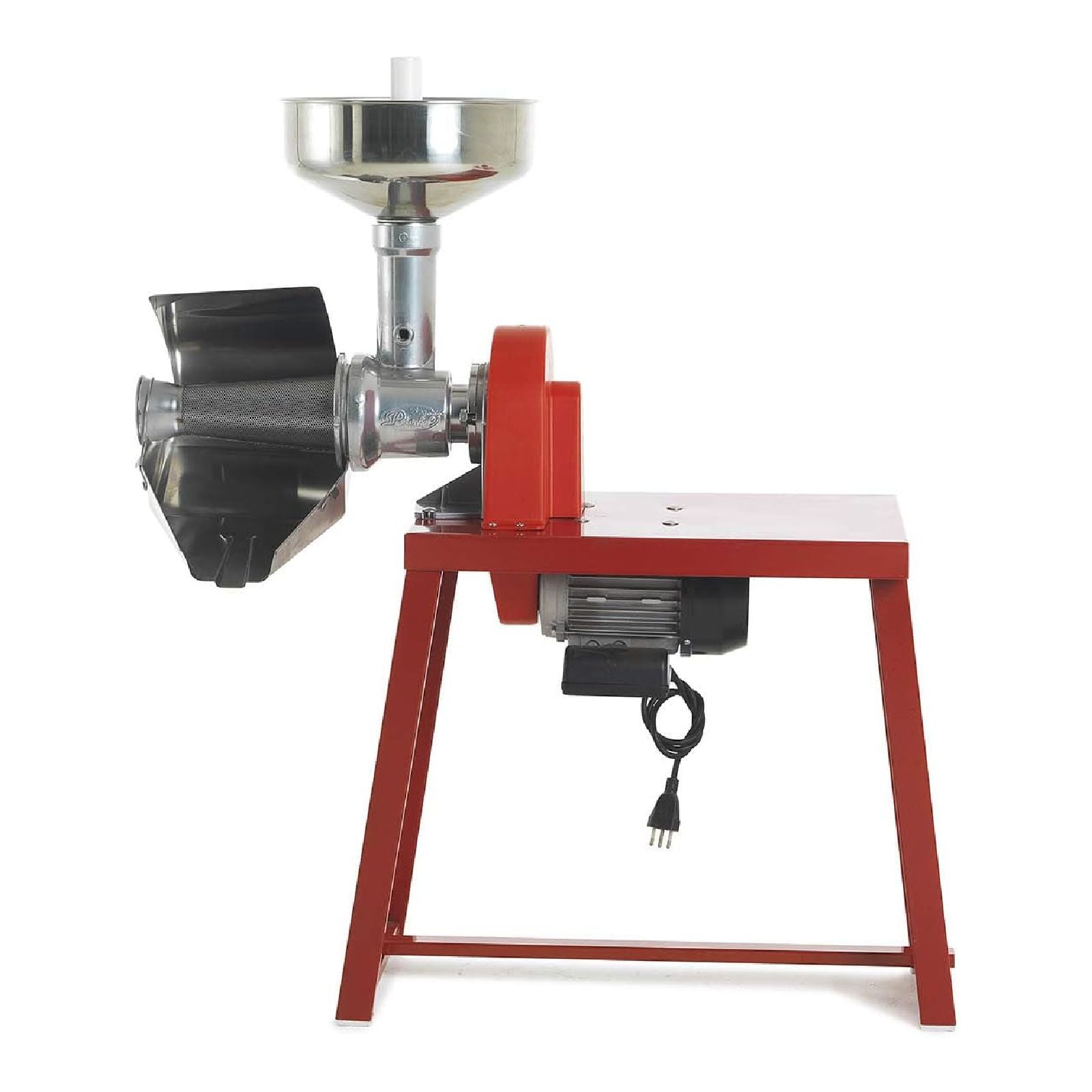 Spremipomodoro con banchetto inox "TS Inox" con collo alto e corpo in alluminio Hp 1