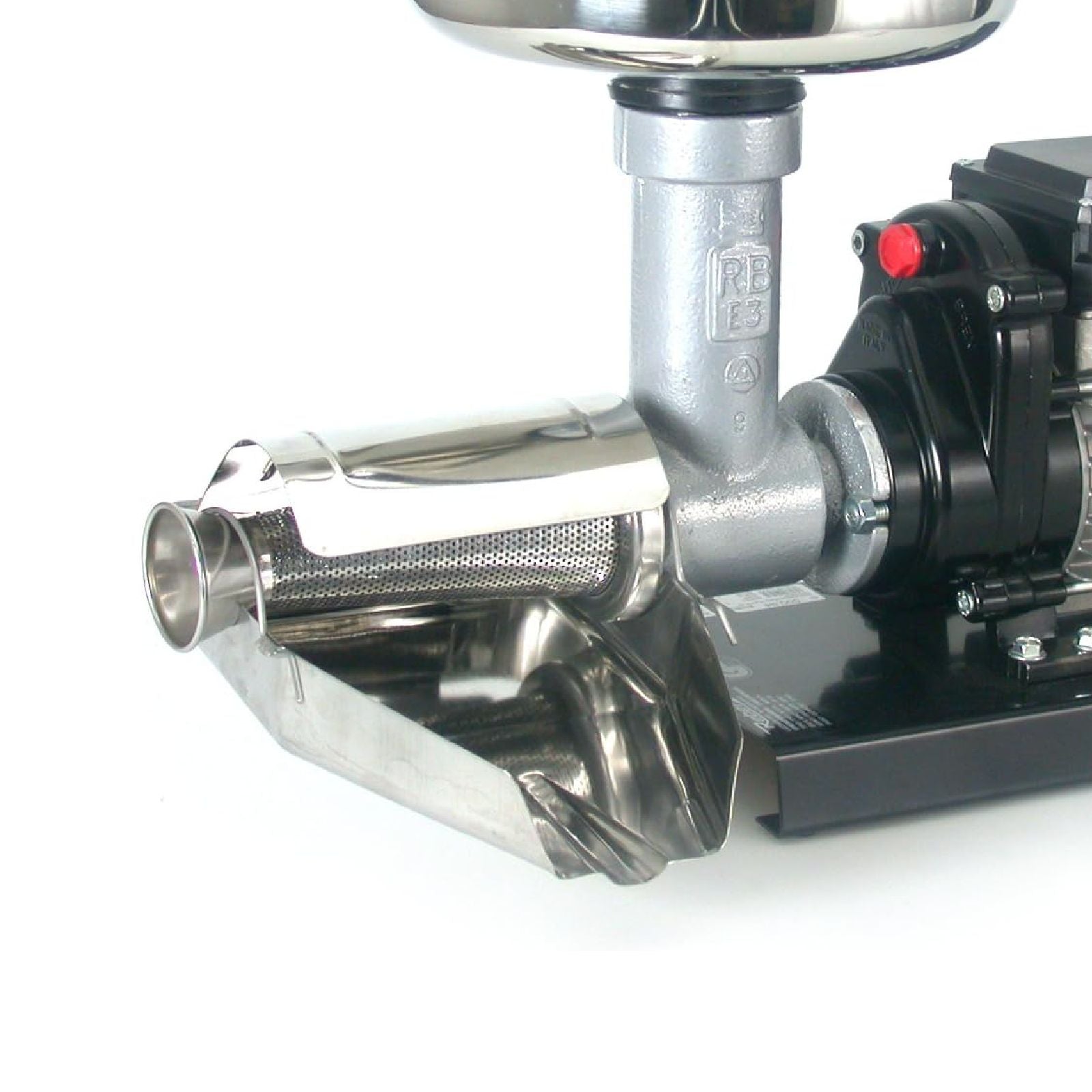 Corpo di ricambio per spremipomodoro realizzato in ghisa termica e resistente N5