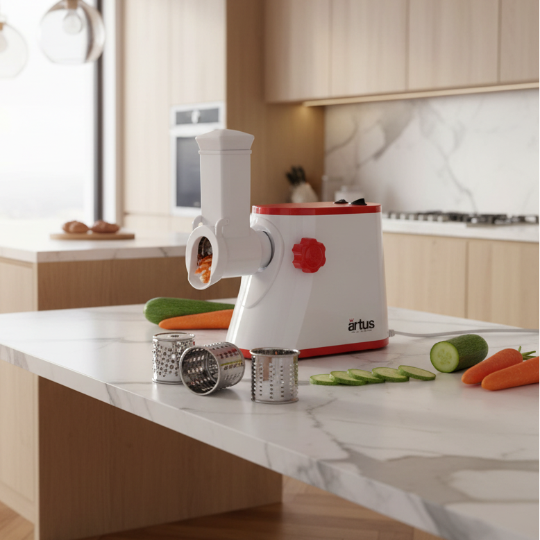 Accessorio da cucina per grattugiare e affettare verdure "Artus C25"