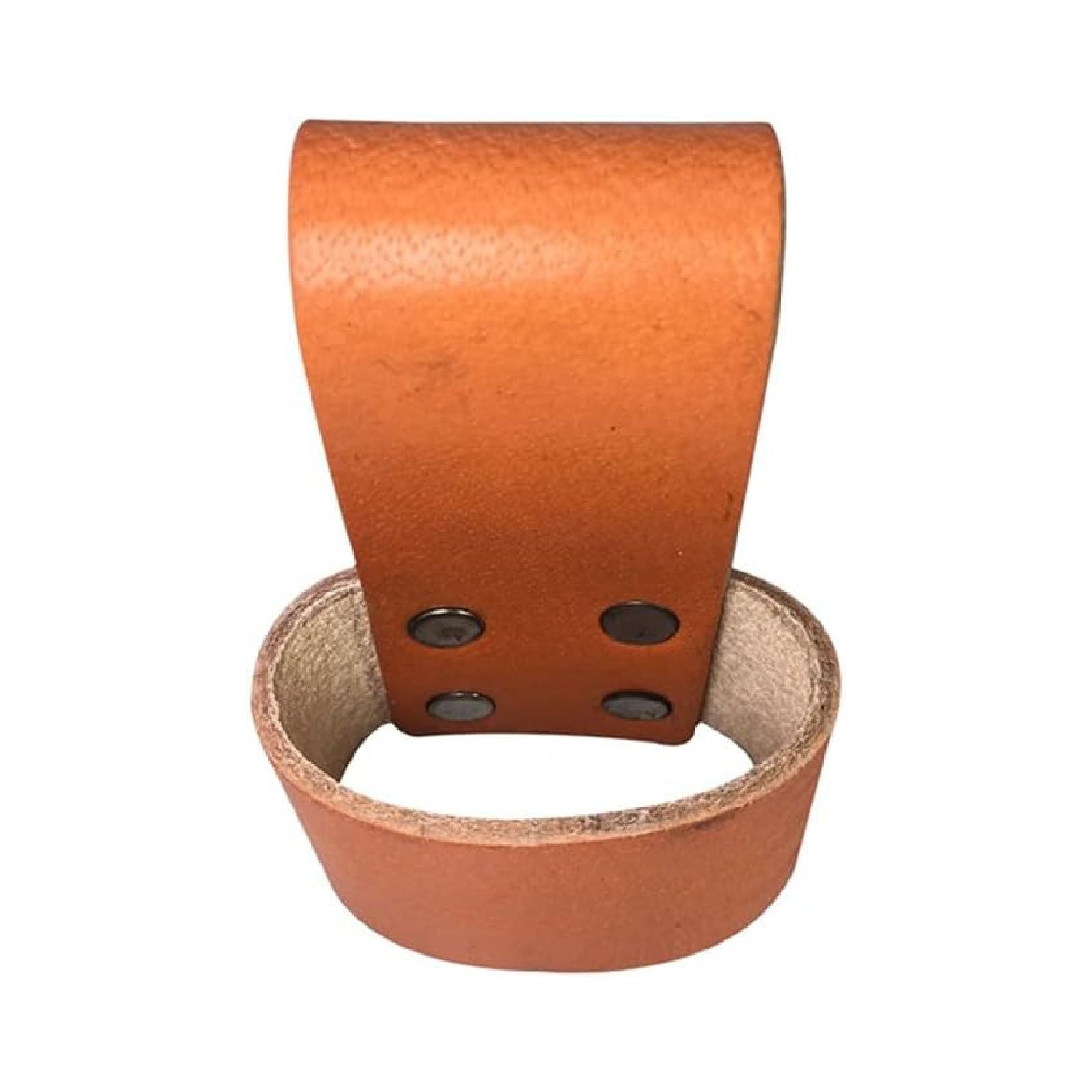 Portamartello realizzato in cuoio resistente per contenere un martello