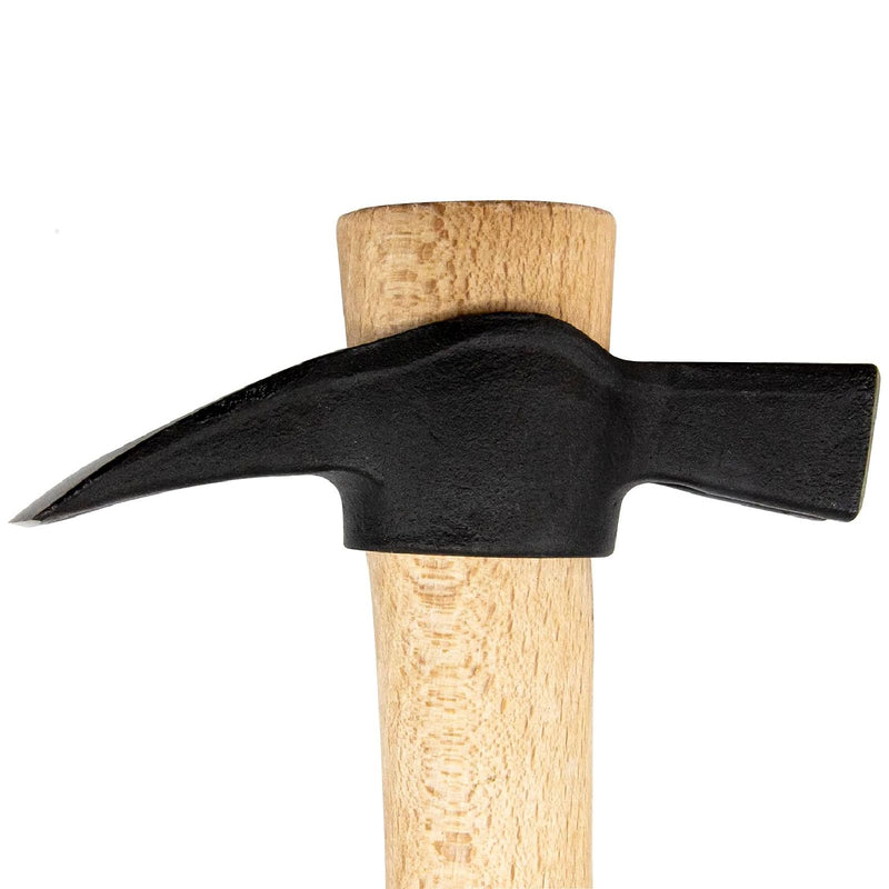 Martello per carpentiere con testa in acciaio temprato e manico in legno