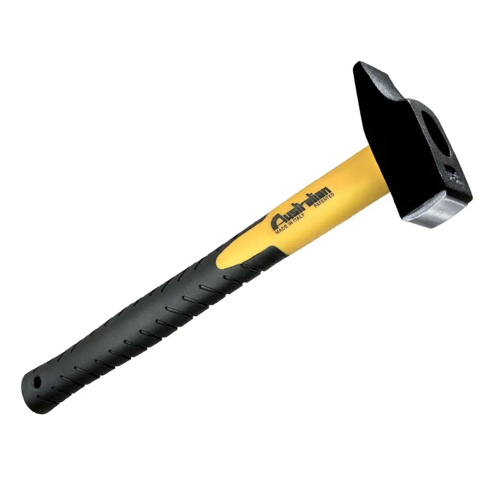 Martello per fabbro di tipo "Francese" con manico in fibra di vetro e gomma