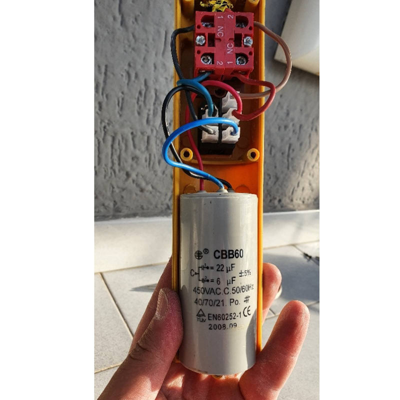 Condensatore di ricambio per elettrocarrucola "Tiratutto 125"