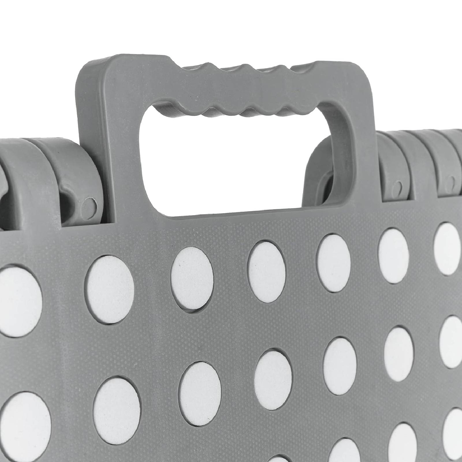 Sgabello richiudibile in plastica resistente con portata massima di 120 kg