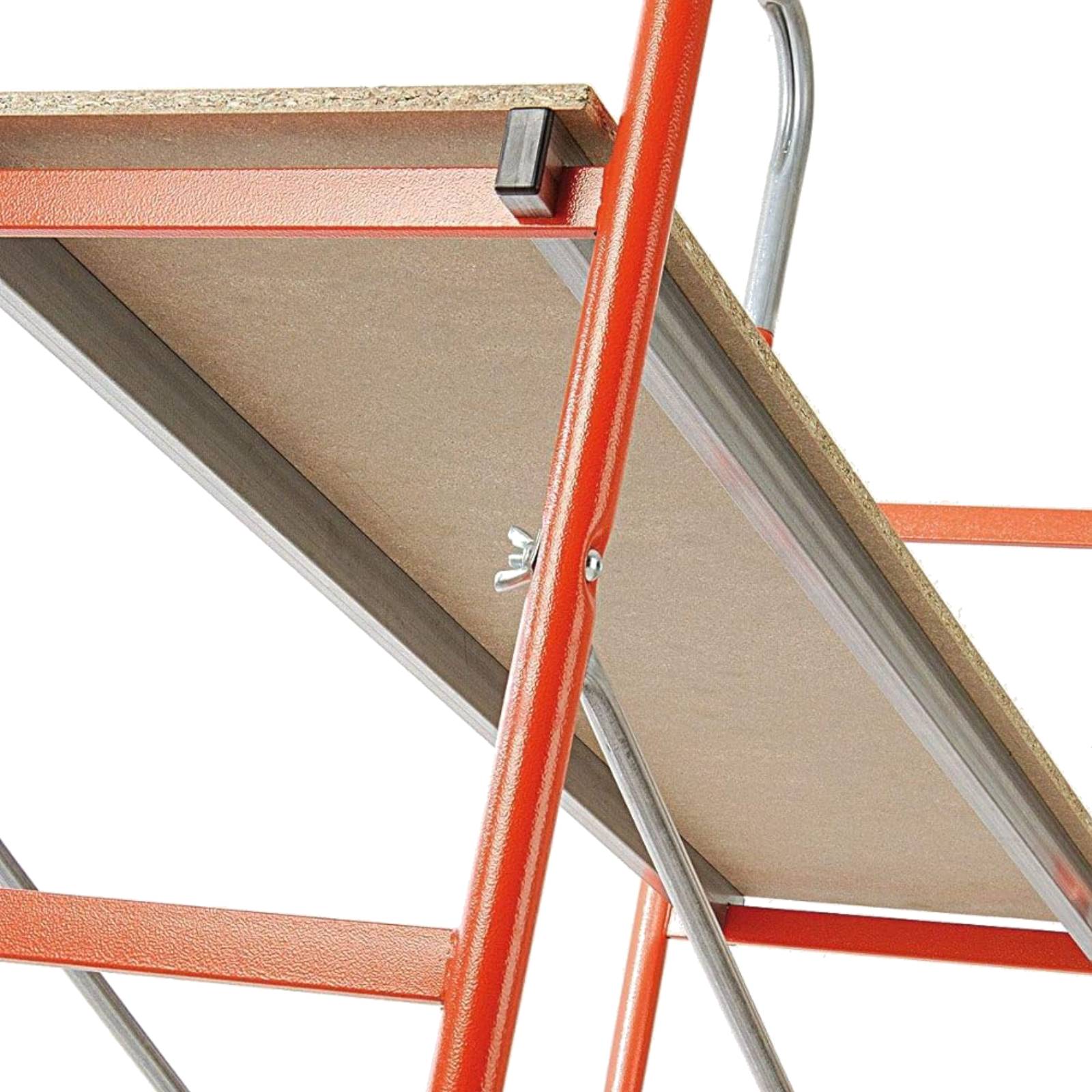 Trabattello "Kreo" Supermini con struttura tubolare in acciaio verniciato e due ruote