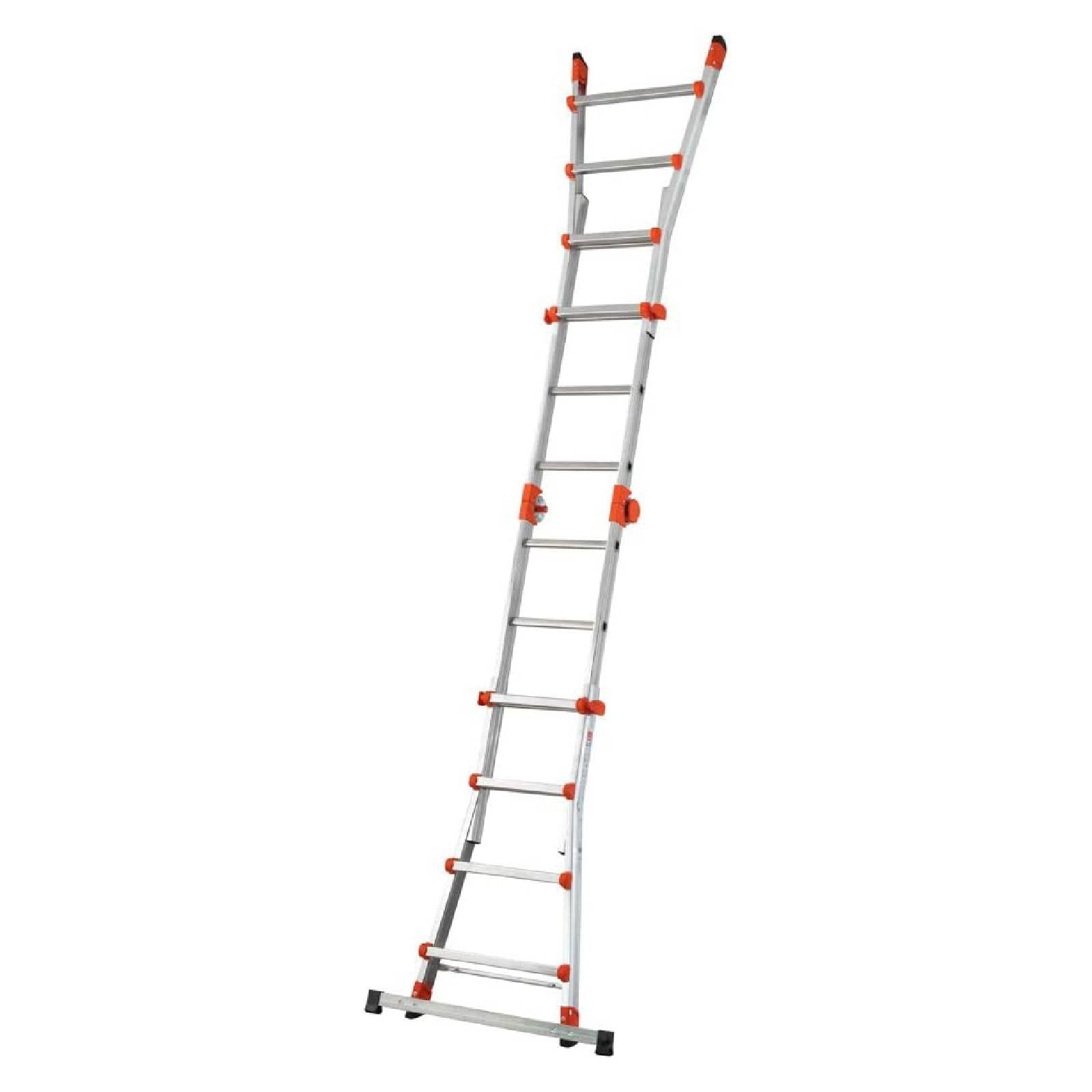 Scala multiuso "Peppina" con struttura solida in alluminio e articolazione in acciaio