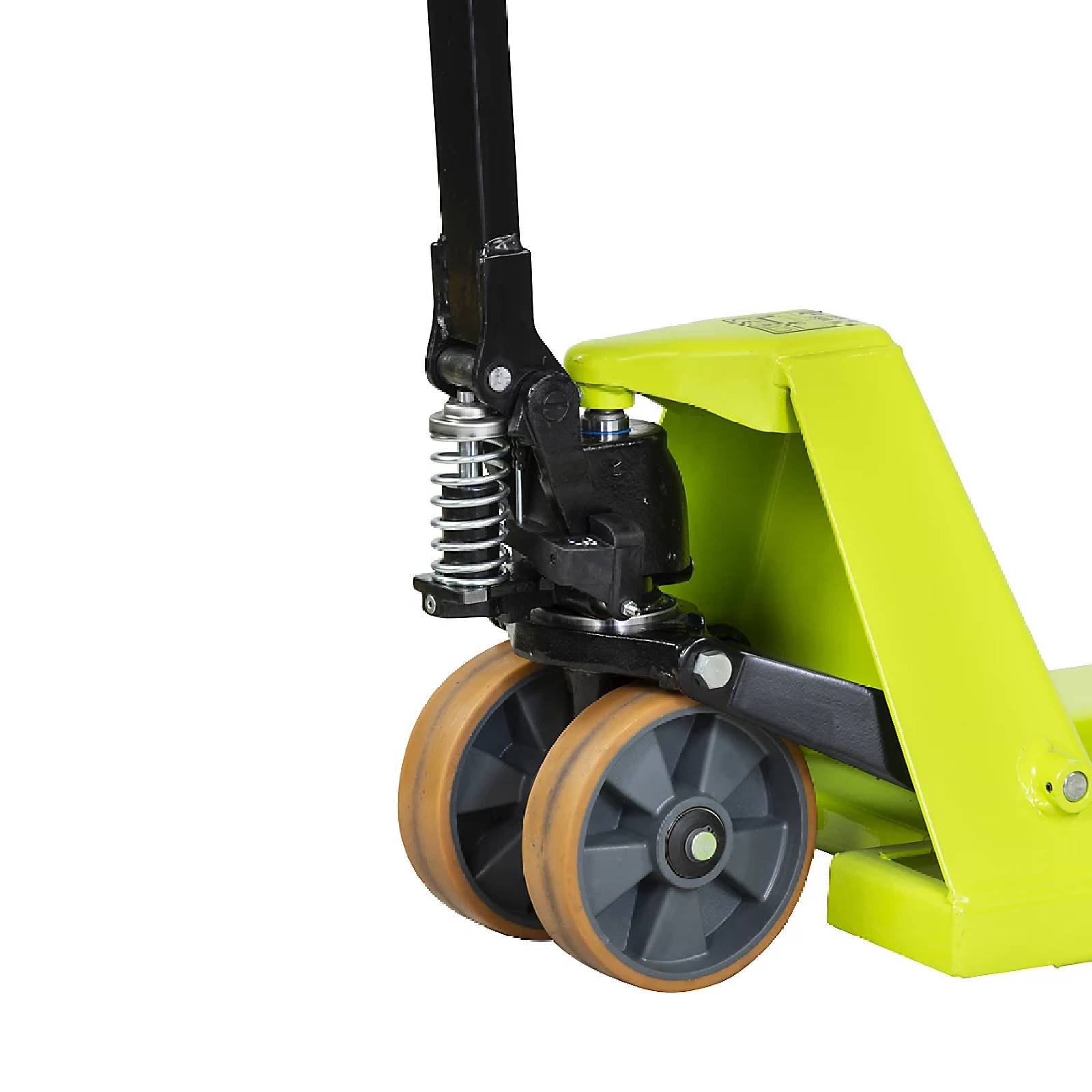 Transpallet idraulico "GS 22S4" a propulsione manuale con ruote direzionali in gomma e timone a 2 curve