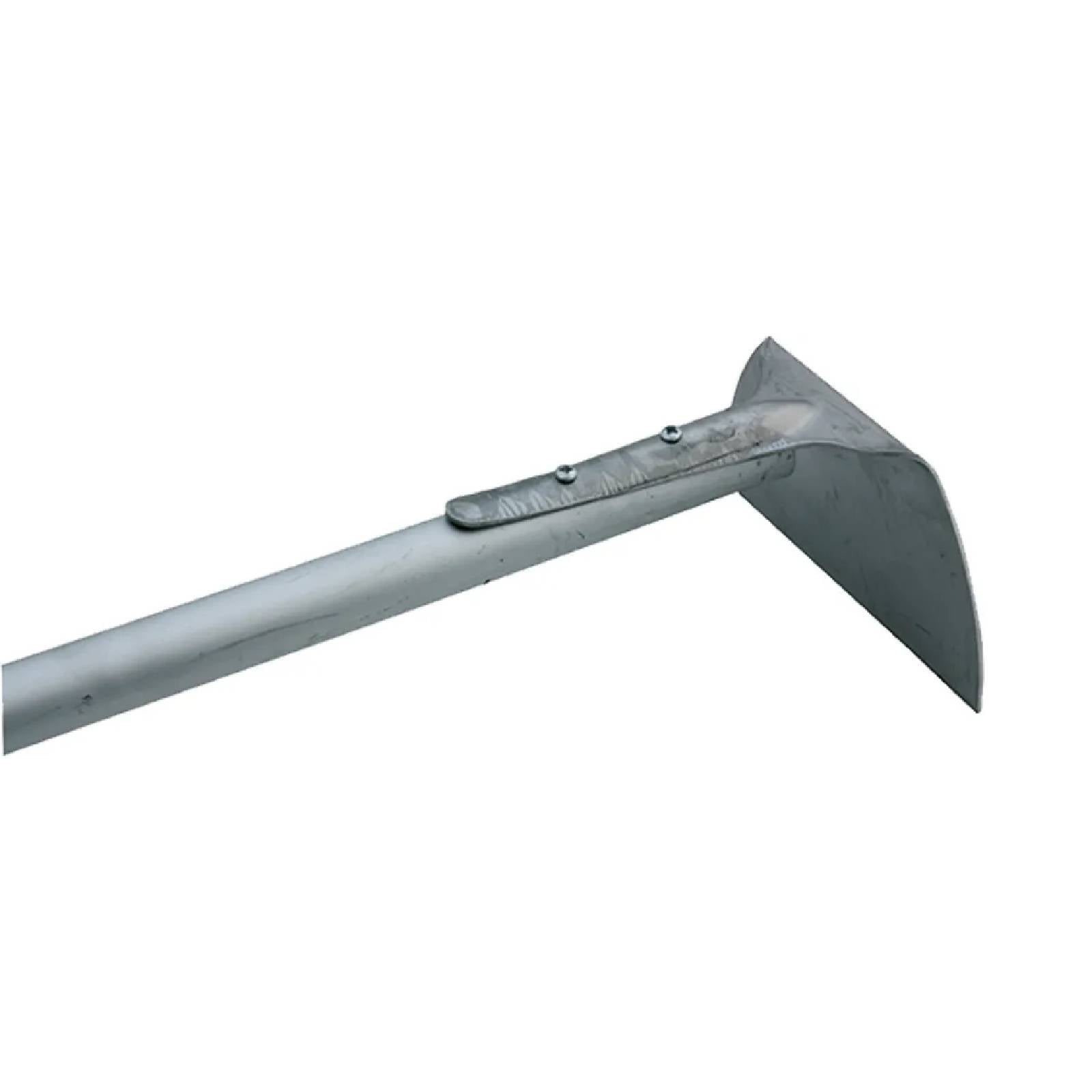 Raschietto rimuovi brace in acciaio inox 15 x 8 cm con manico teminale in legno