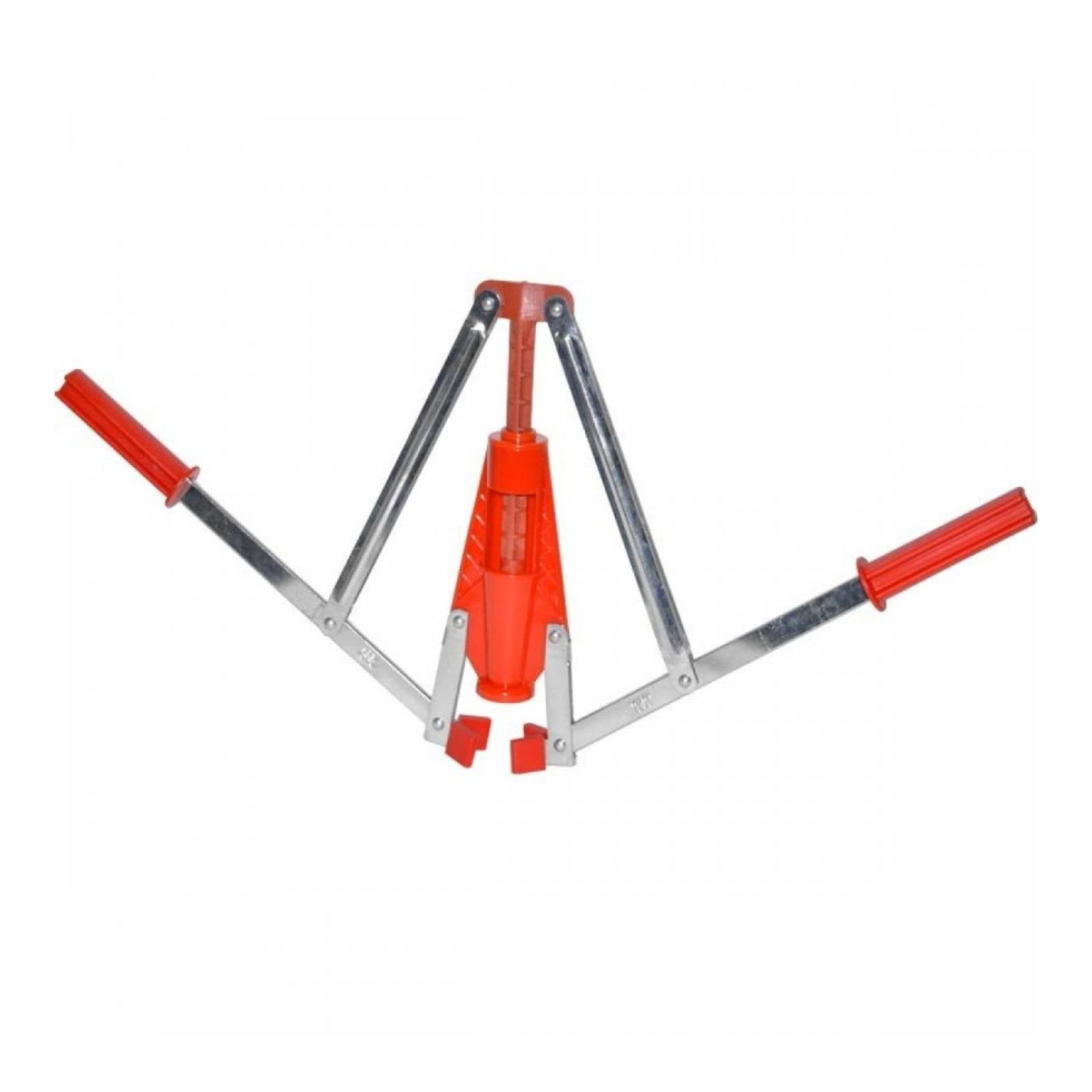 Tappatrice a pinza con morsetti realizzata in nylon resistente e acciaio zincocromato Ø 26 mm