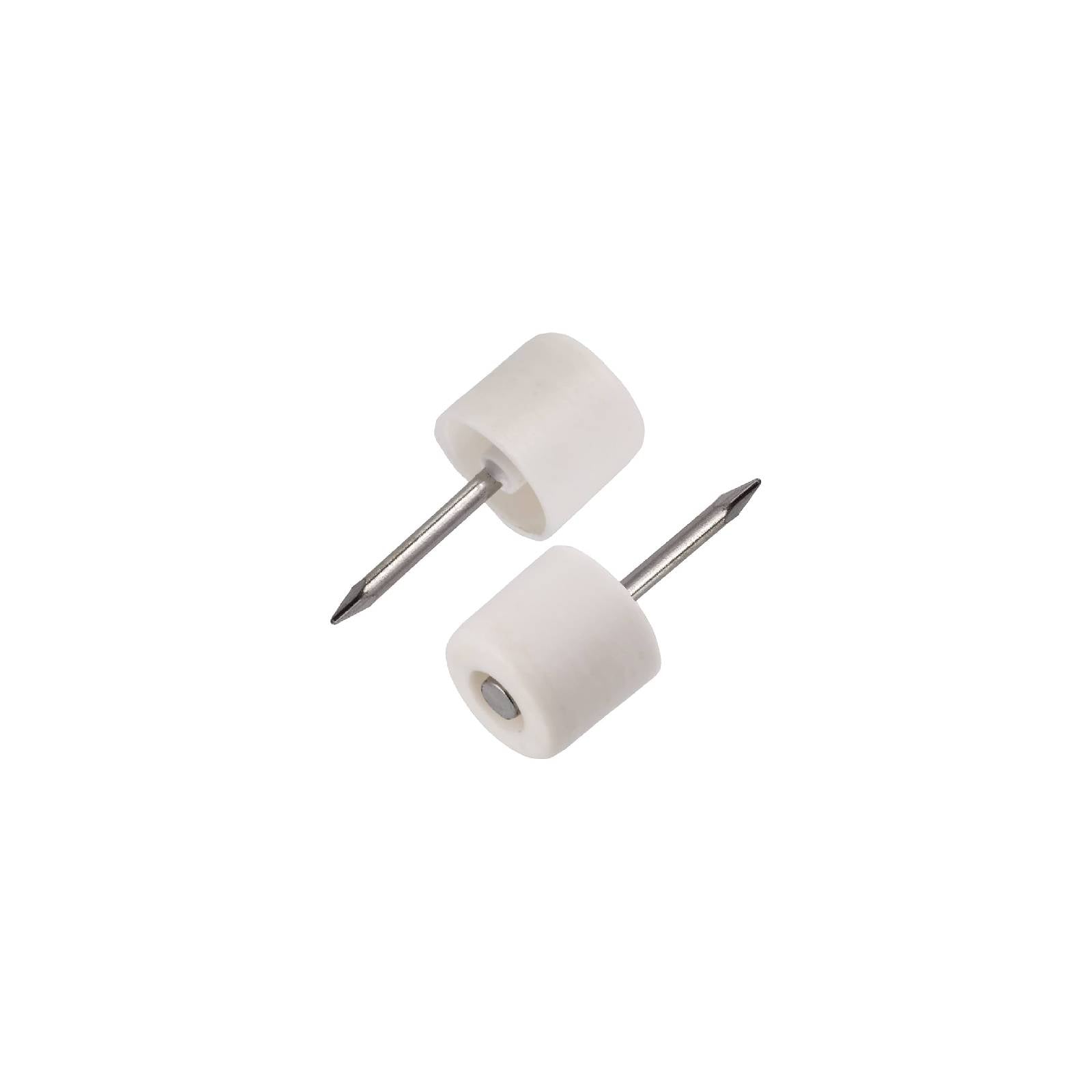 Mensolina reggipiano a chiodo in materiale plastico antiurto in blister da 20 pezzi