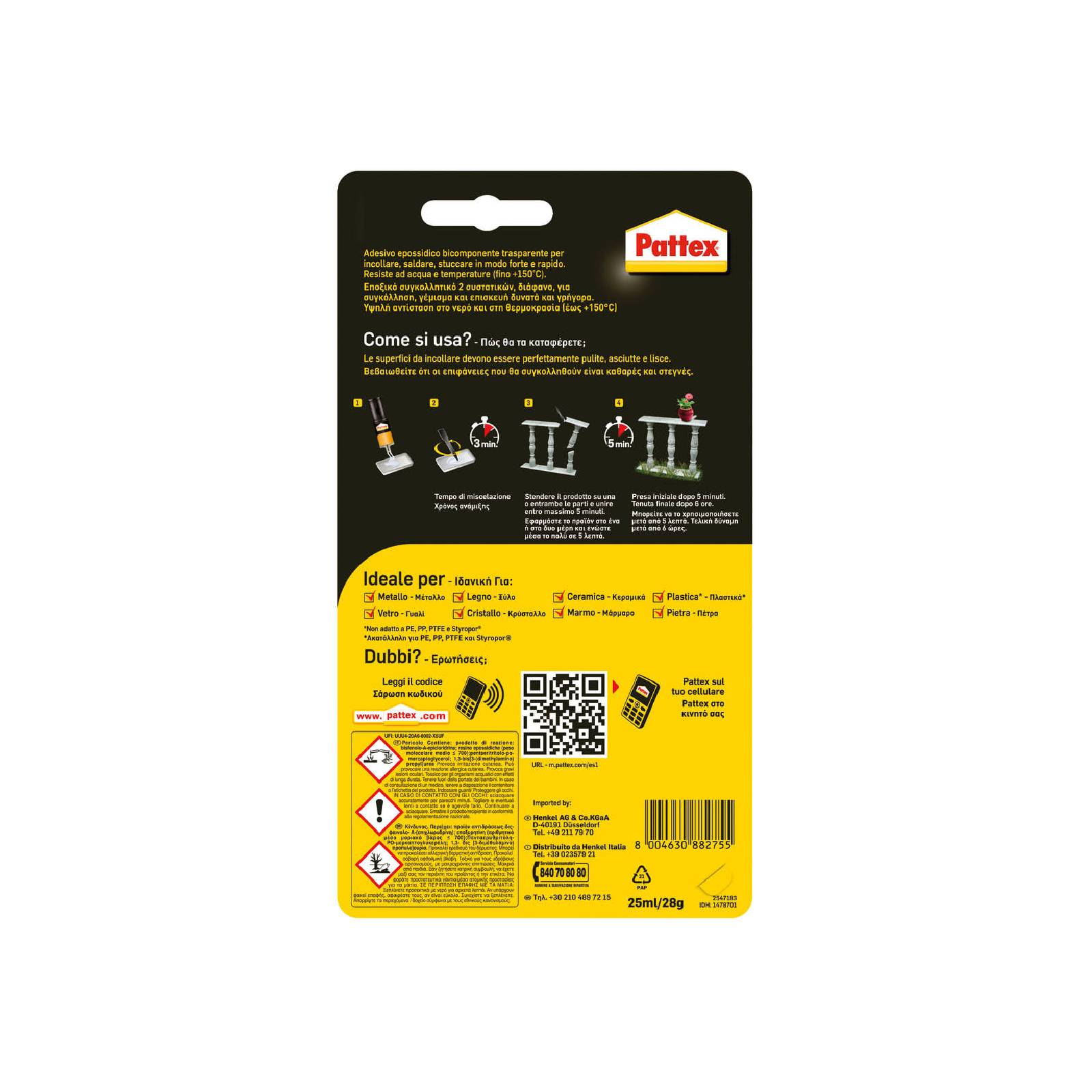 Adesivo saldatutto bicomponente trasparente ideale nella saldatura di parti meccaniche 24 gr