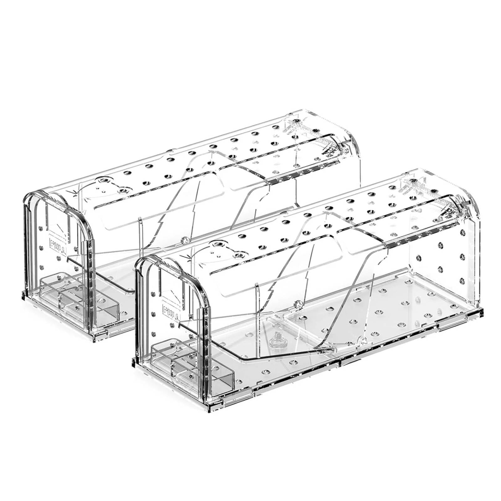 Trappola per topi vivi in policarbonato ecologica pro set da 2