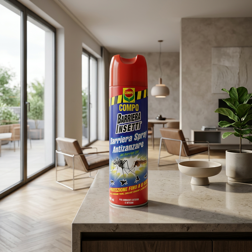 Insetticida areosol "Barriera Insetti" anti Ragni da interno per casa e ufficio 500 ml