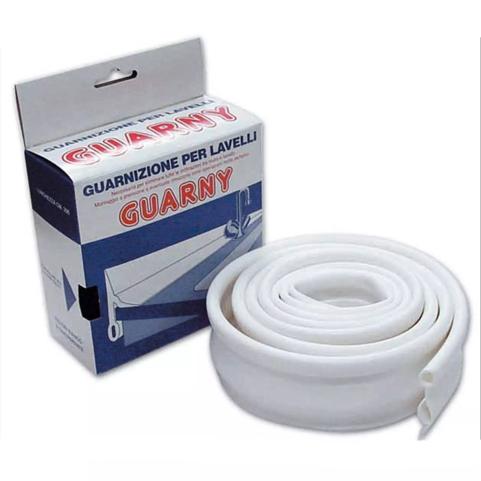 Guarnizione ad incastro in gomma per lavelli da cucina montaggio a pressione