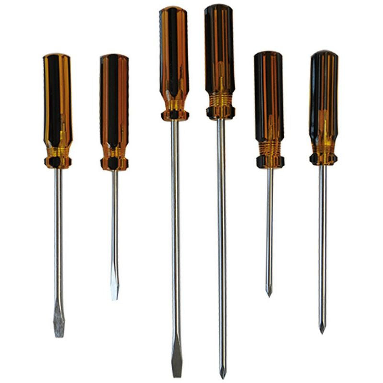 Cacciaviti "Top Tools" in acciaio set da 6 pezzi