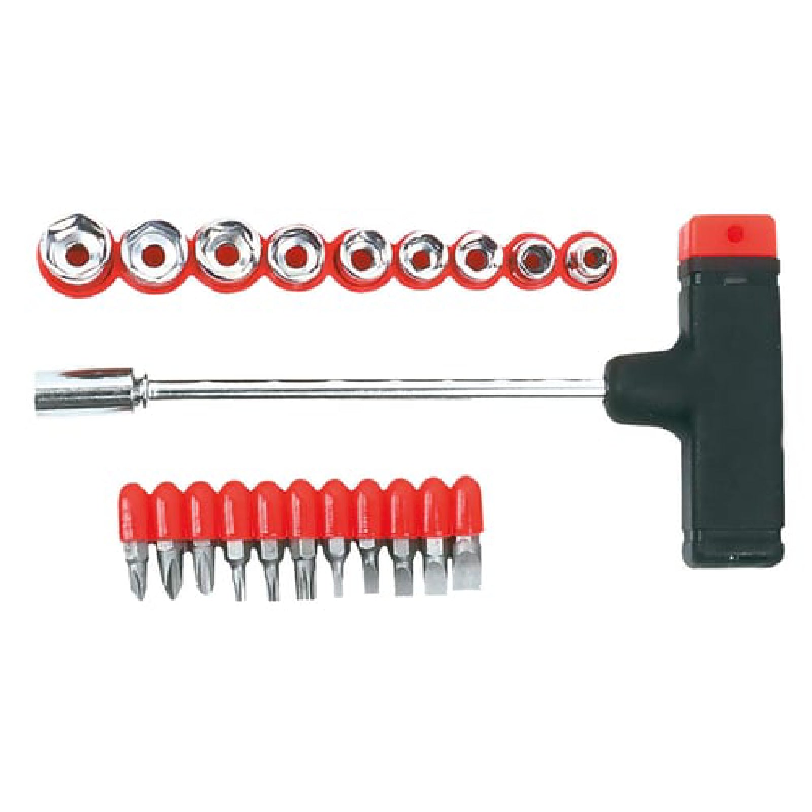 Cacciavite "TOP TOOLS" porta inserti/bussole set da 22 pezzi