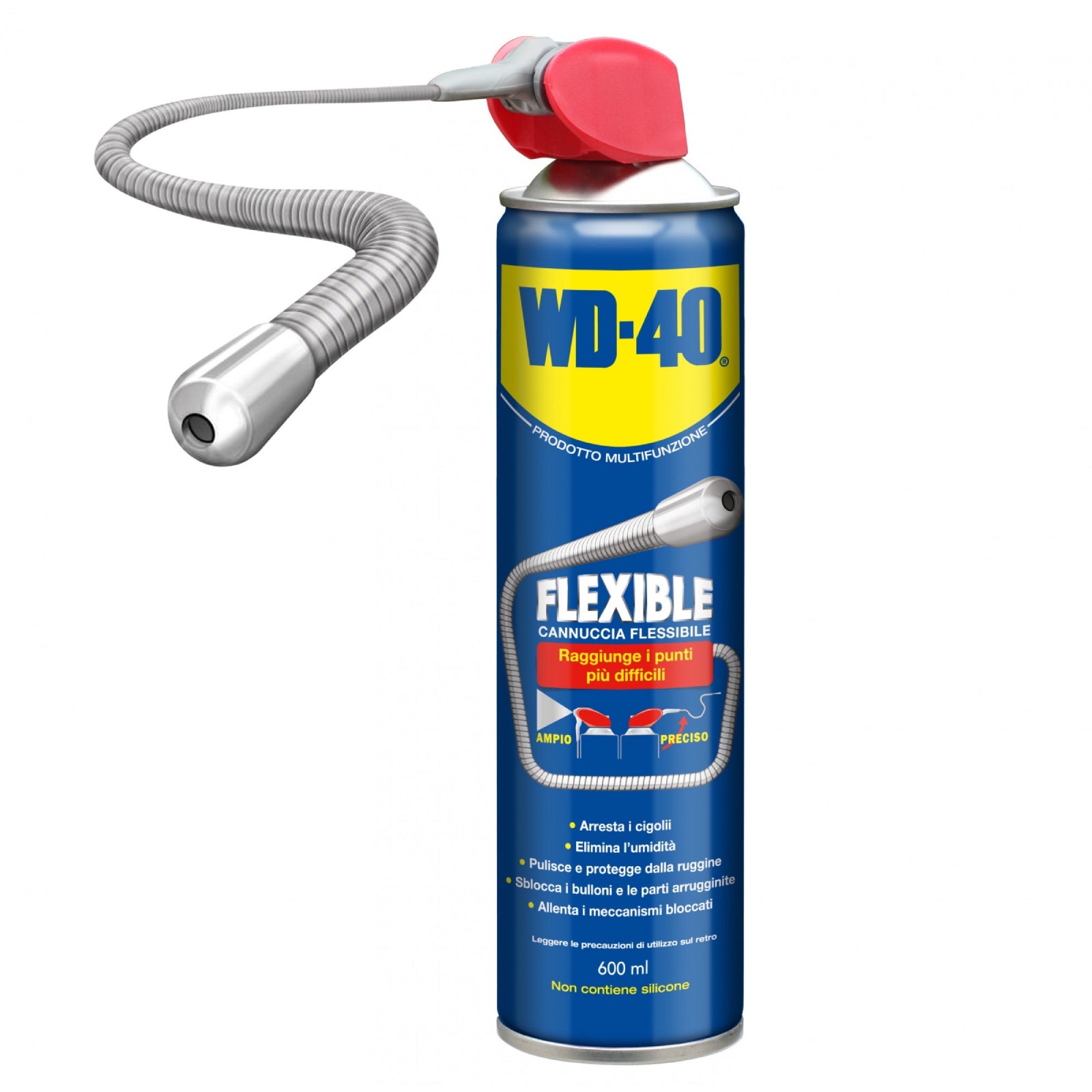 Sbloccante multifunzione "Flexible" con cannuccia flessibile da 18,5 cm bomboletta spray da 400 ml
