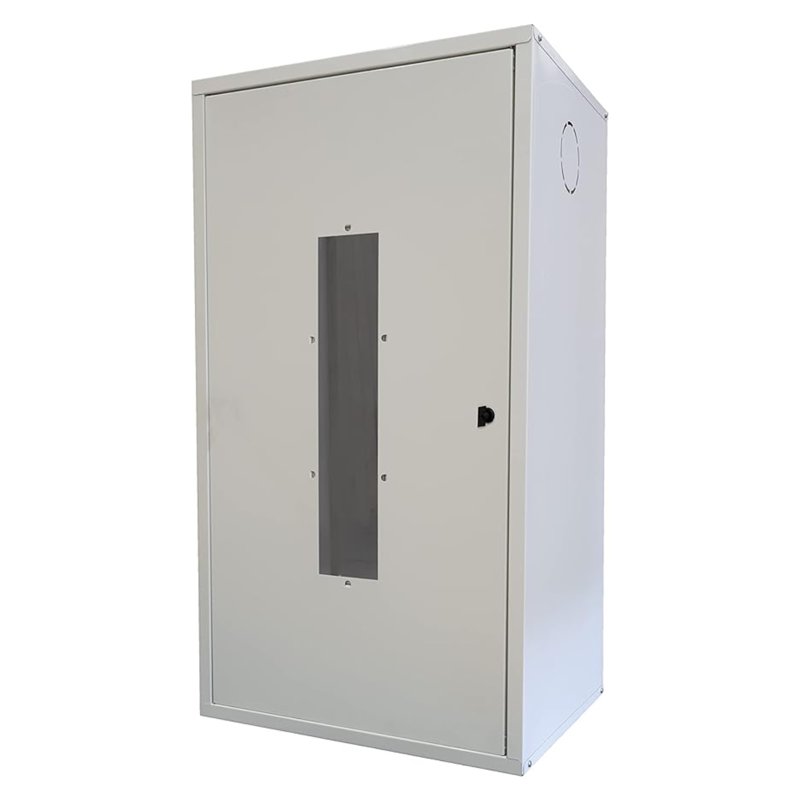 Copricaldaia in lamiera preverniciata con serratura in plastica