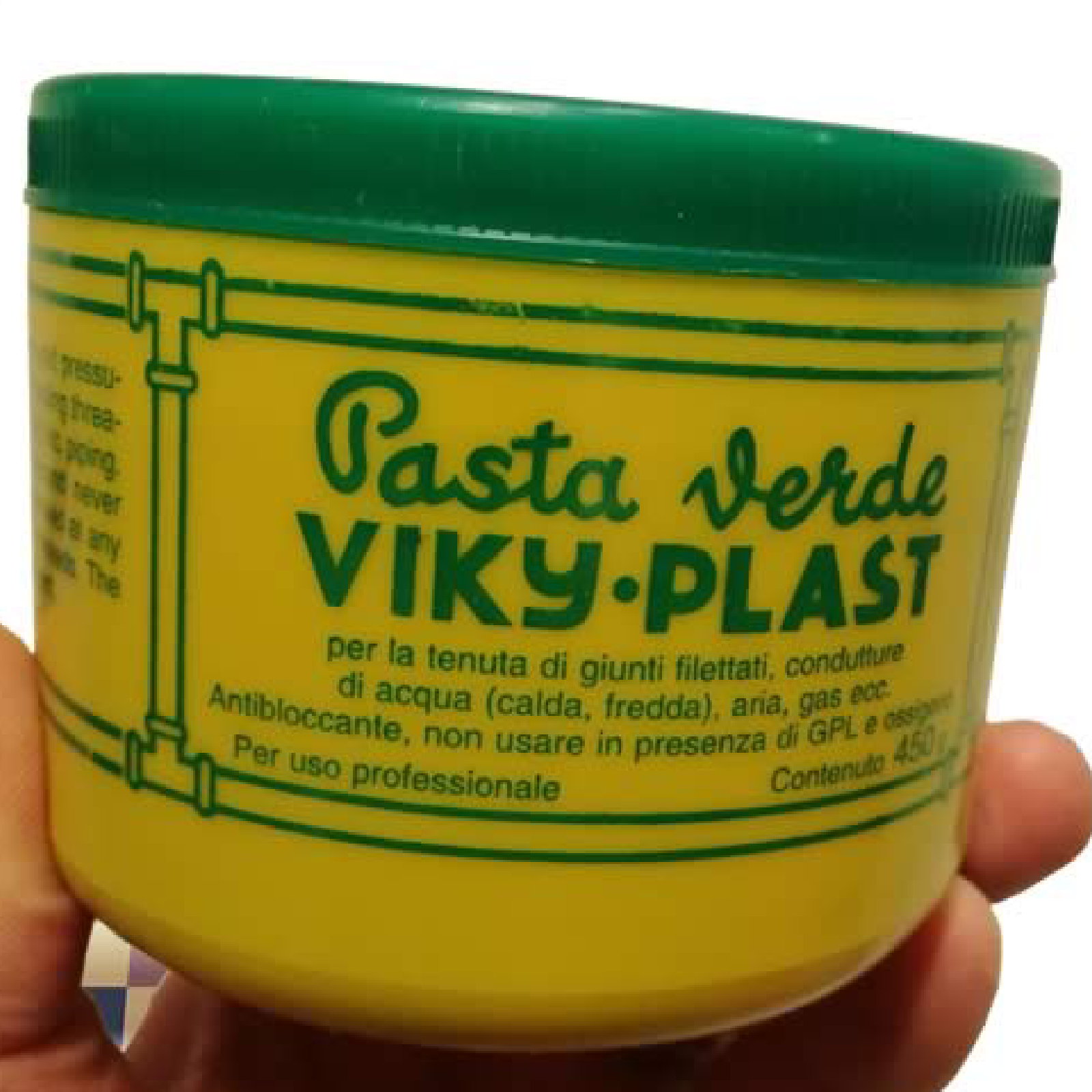Pasta verde antibloccante per giunti e raccordi filettati