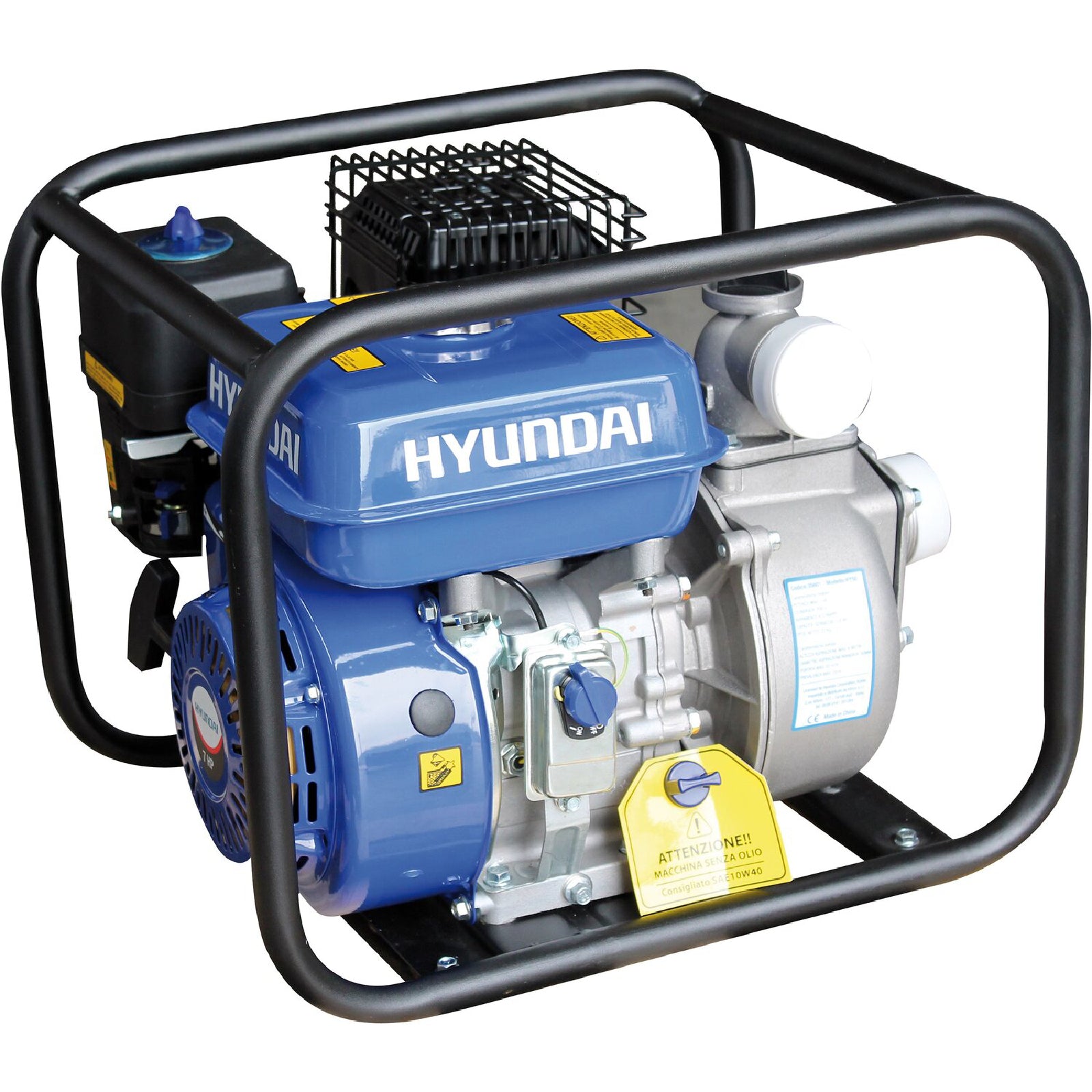 Motopompa autoadescante con motore 4T e corpo pompa in alluminio