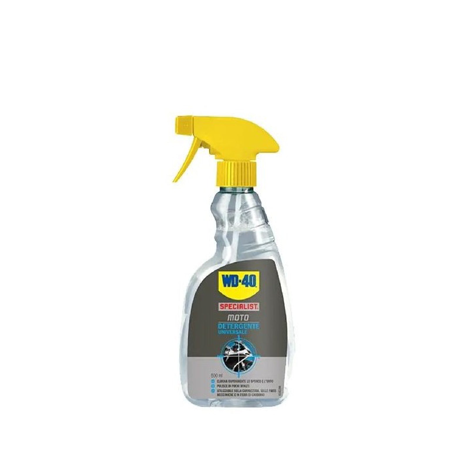 Detergente spray polivalente per moto