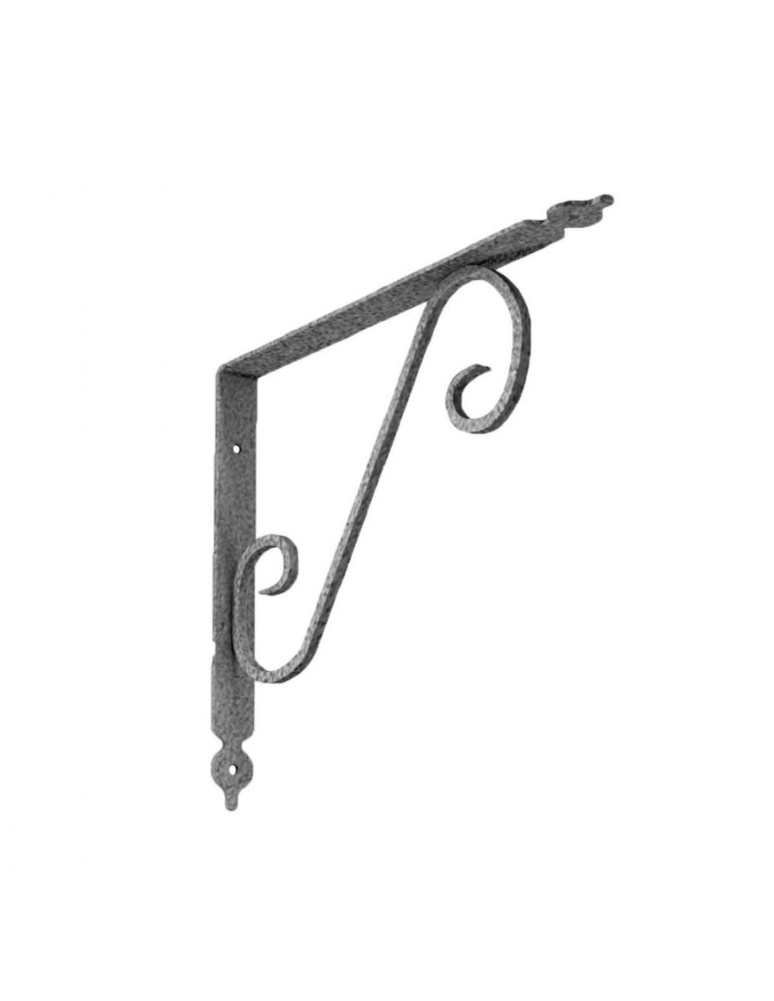 Reggi mensola "Toscania" in acciaio, portata massima 45 kg