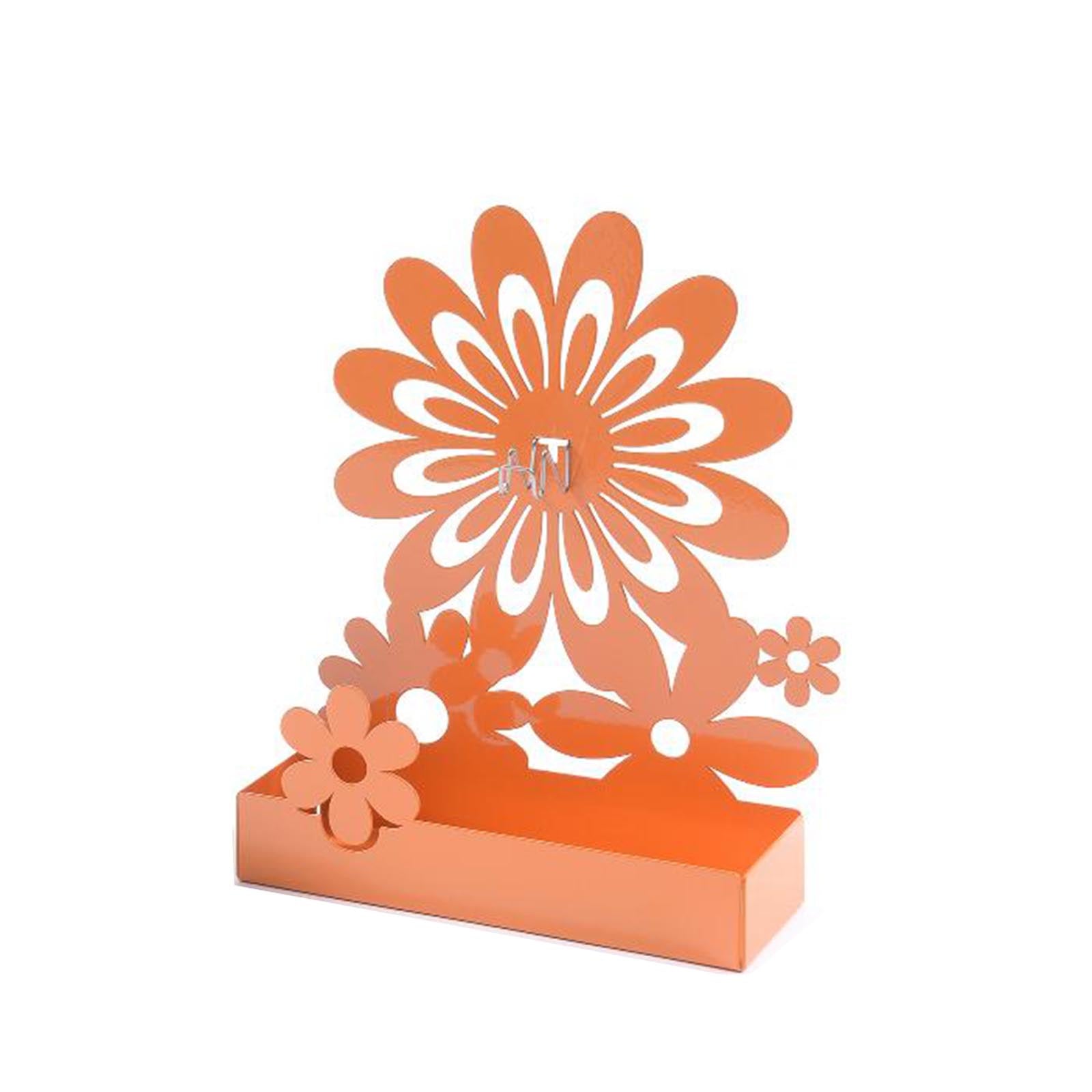 Porta zampirone "Fiori e farfalle" con base  in metallo, antizanzare da Esterno, da 18 cm