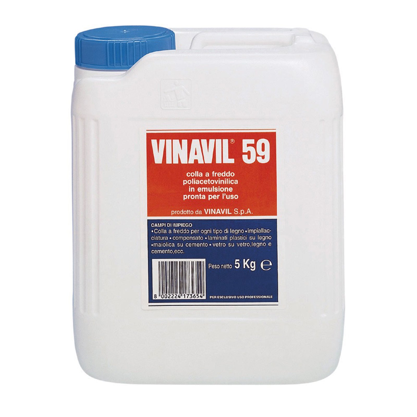 Colla vinilica "Vinavil 59" adesivo acetovinilico per incollaggio