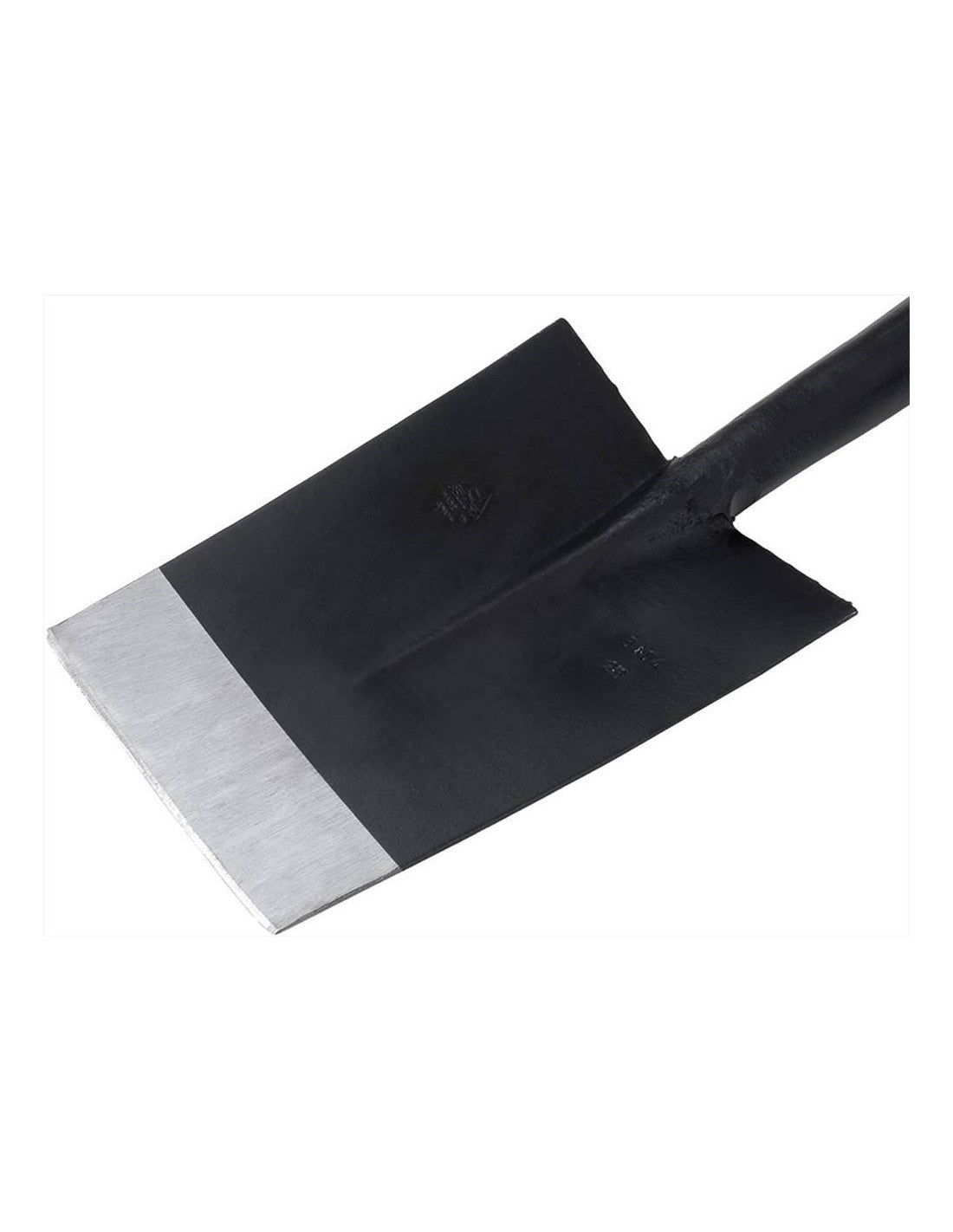 Badile forgiato in lamiera verniciata antiossidante con manico in legno