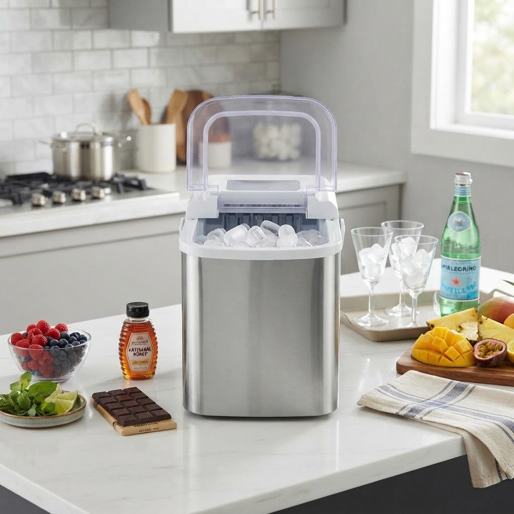 Macchina per ghiaccio "Ice maker" comoda, pratica ed efficace