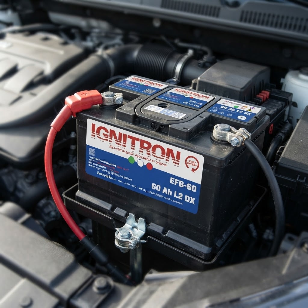 Batteria " Ignitron EFB" ad alta resa energetica per auto start & stop