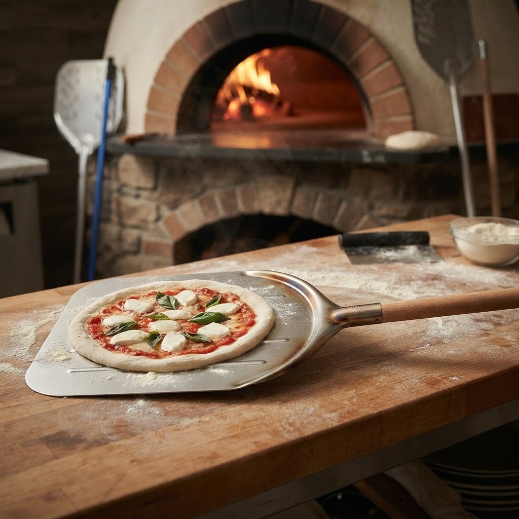 Pala per Pane in alluminio, testa di ricambio professionale accessori forno a legna