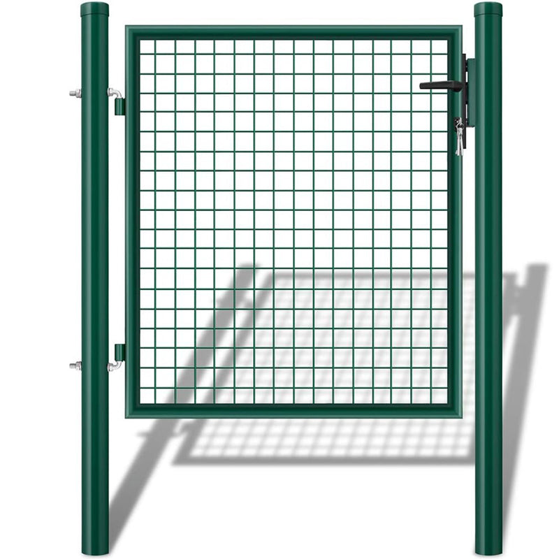 Cancello pedonale per recinzione con pannelli rigidi modulari "Border" maglia 5 x 5 cm