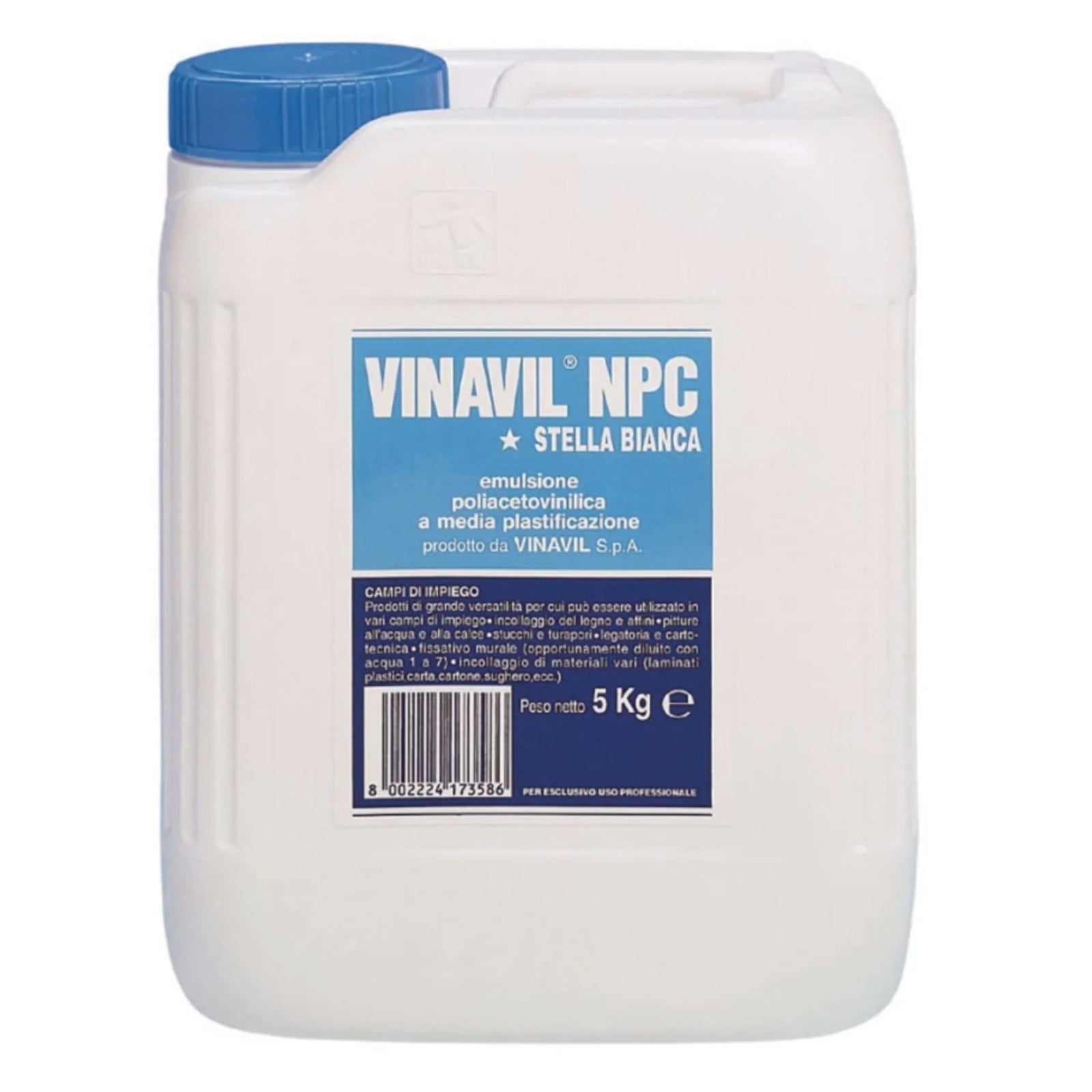 Colla vinilica "Vinavil NPC" adesivo acetovinilico per incollaggio