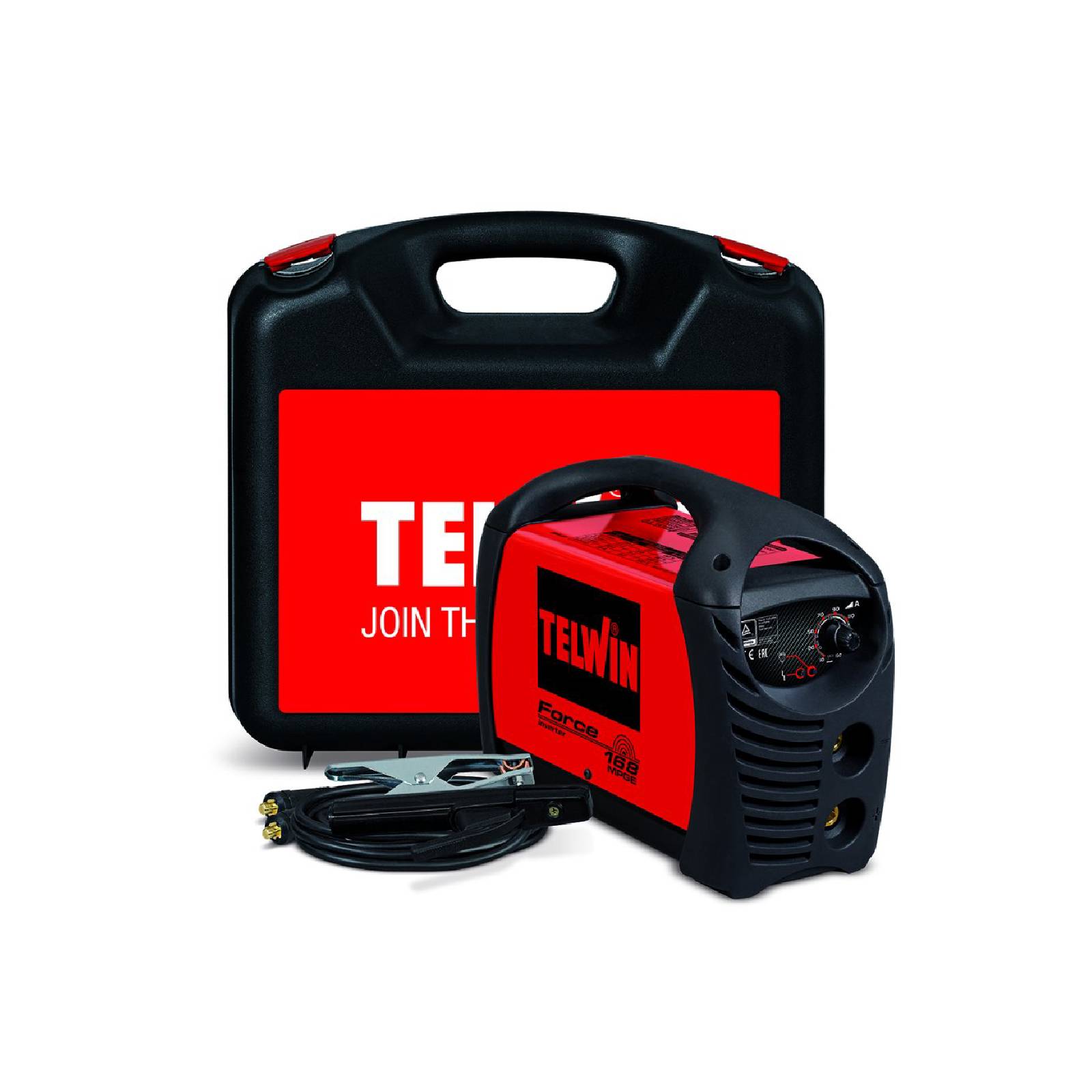 Saldatrice ad inverter per generatori "Force 168 mpge" portatile monofase con elettrodi utilizzabili