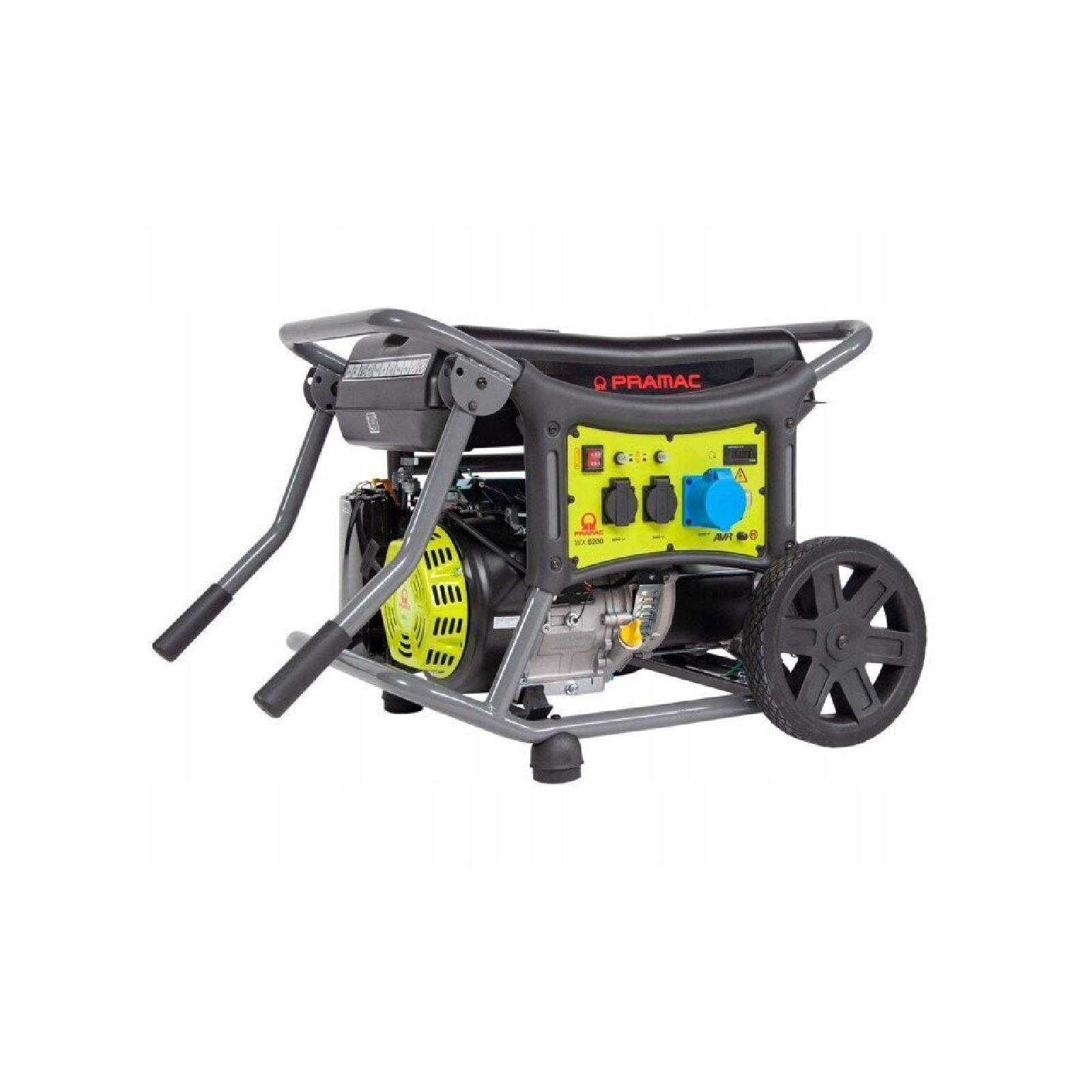Generatore "WX 6200 ES" motore OHV monofase con funzionamento a benzina e avviamento a strappo ed elettrico 5800 W