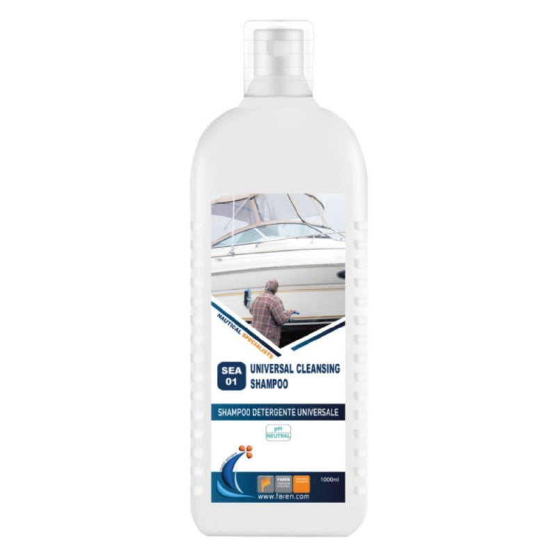 Shampoo detergente "Sea 01" per imbarcazioni, da 1 litro