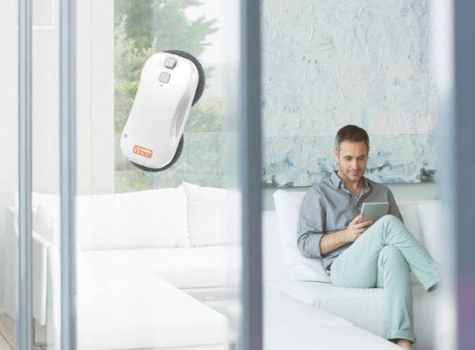 Robot "Grisu" lavavetri con bluetooth pulizia intelligente e autonoma dei vetri