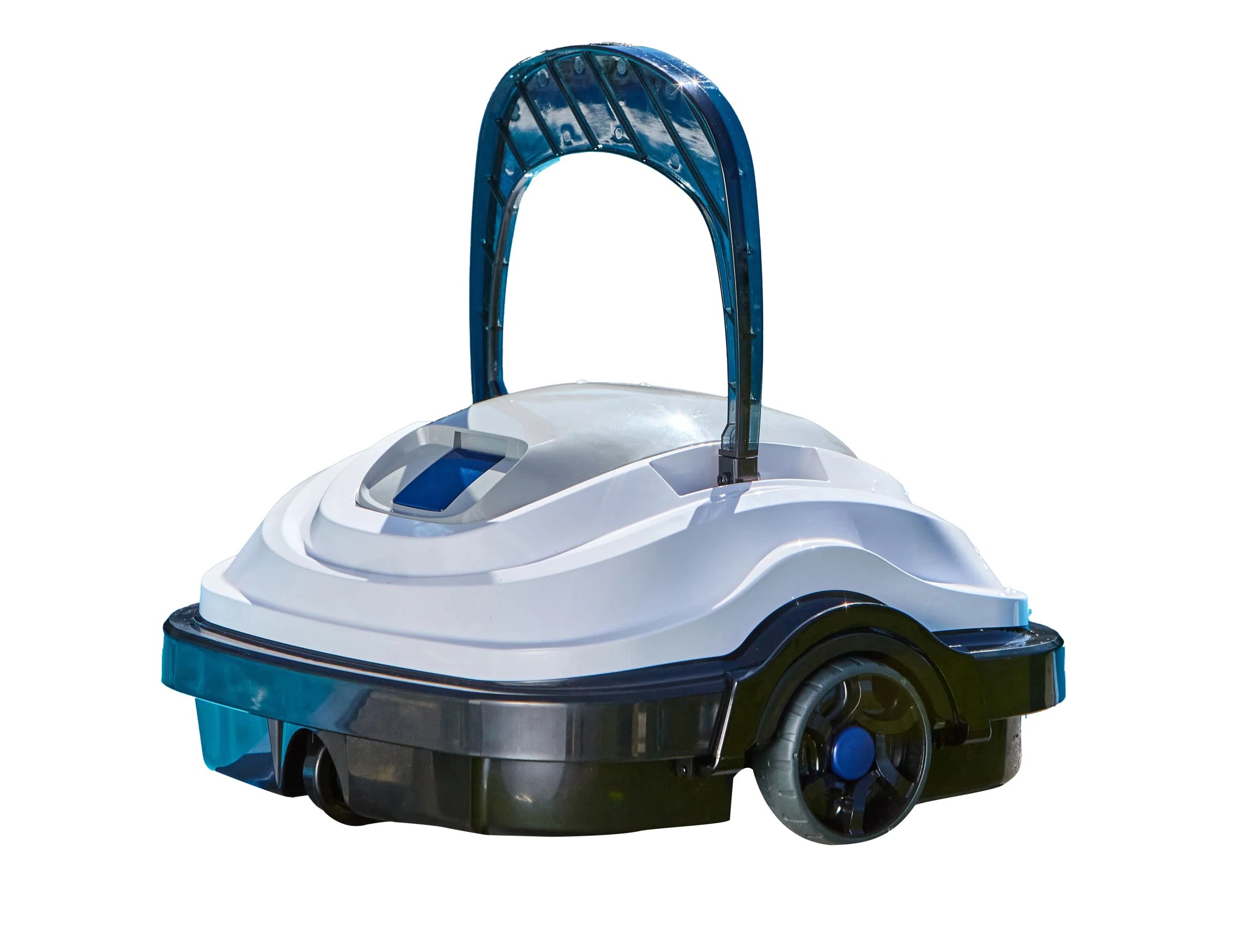 Robottino "Sirena" puliscifondo per piscina automatico con ruote, fino a 50 minuti di autonomia