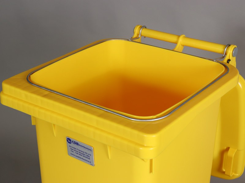 Anello ferma sacco in metallo per bidoni di immondizia