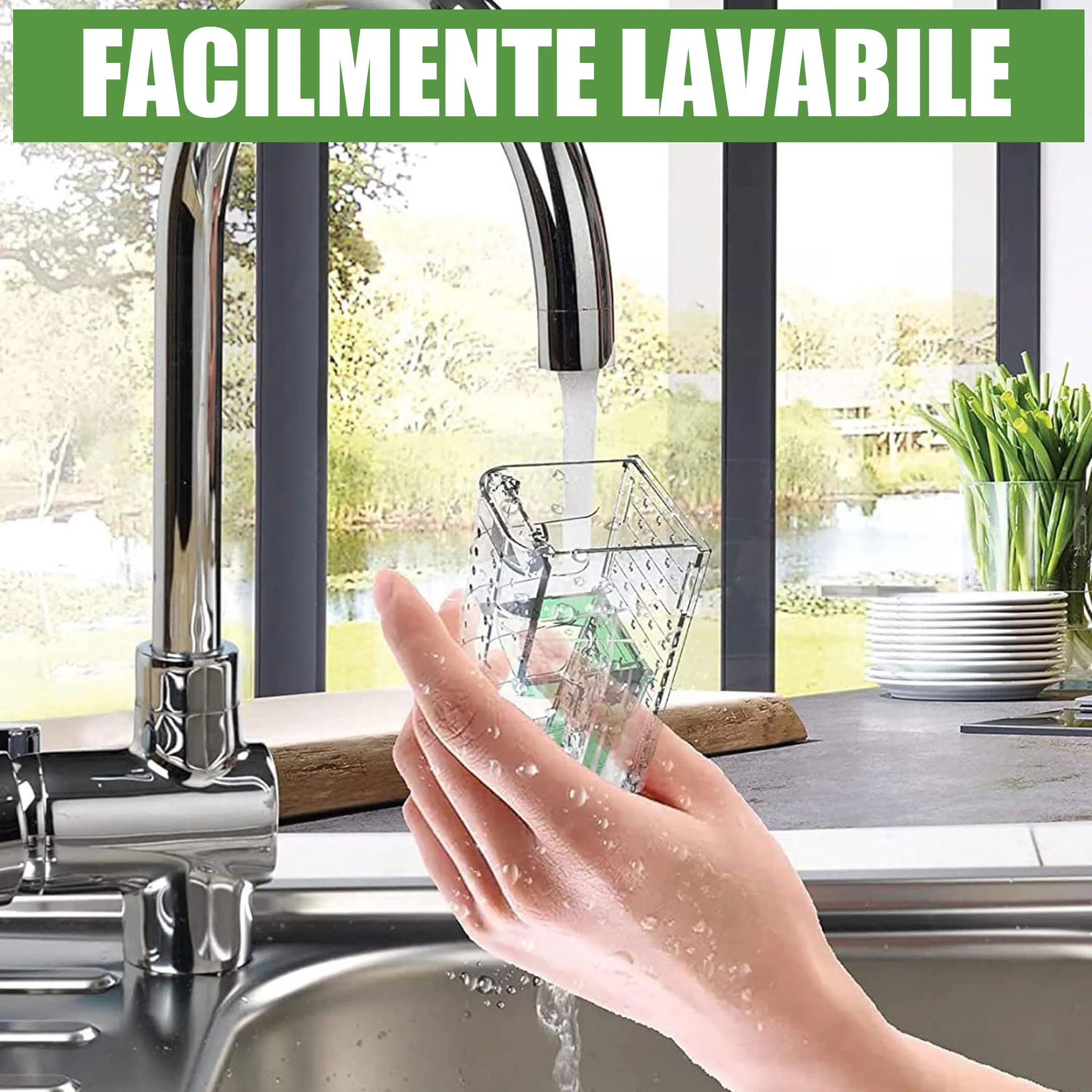 Trappola per topi vivi ecologica in policarbonato set da 2