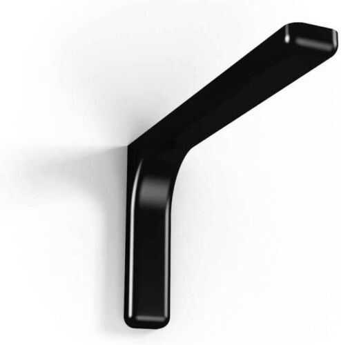 Reggi mensola per arredo in acciaio con copertura in plastica, kit con viti e tasselli