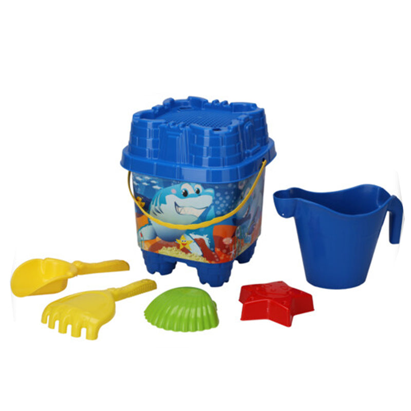 Secchiello giocattolo per bambini completo di giochi da spiaggia