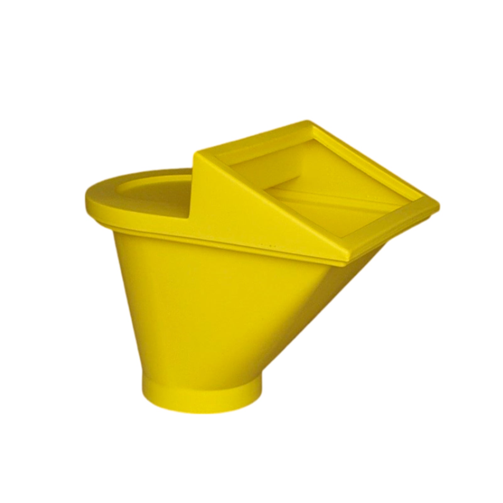 Scarica detriti, supporto e tramoggia in polietilene per edilizia e cantieri kit