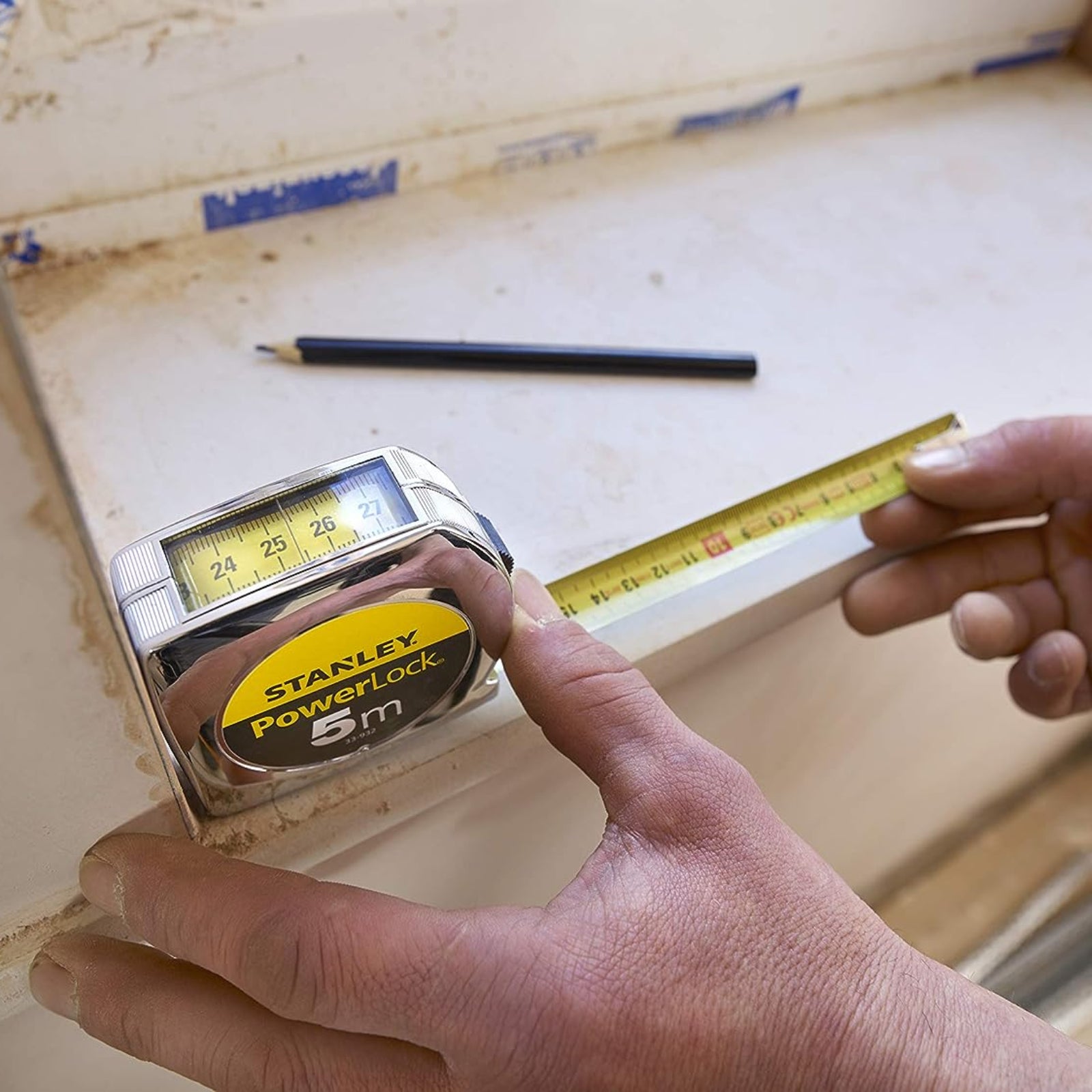 Flessometro "Power Lock" con clip di aggancio