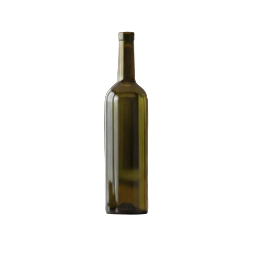 Bottiglia in vetro per vino "Bordolese Leggera" con imboccatura a tappo di sughero 750 mL