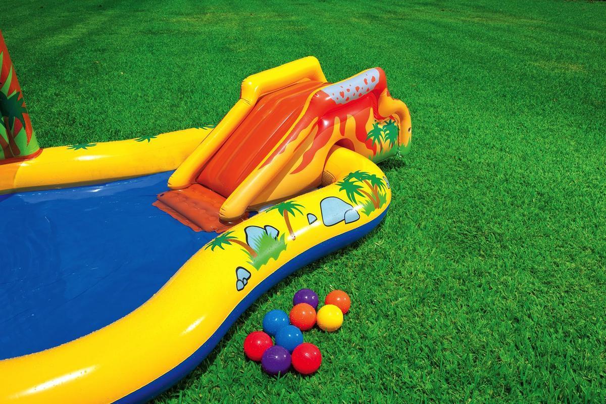 Piscina gonfiabile da balcone e giardino dinosauro per bambini 249 cm