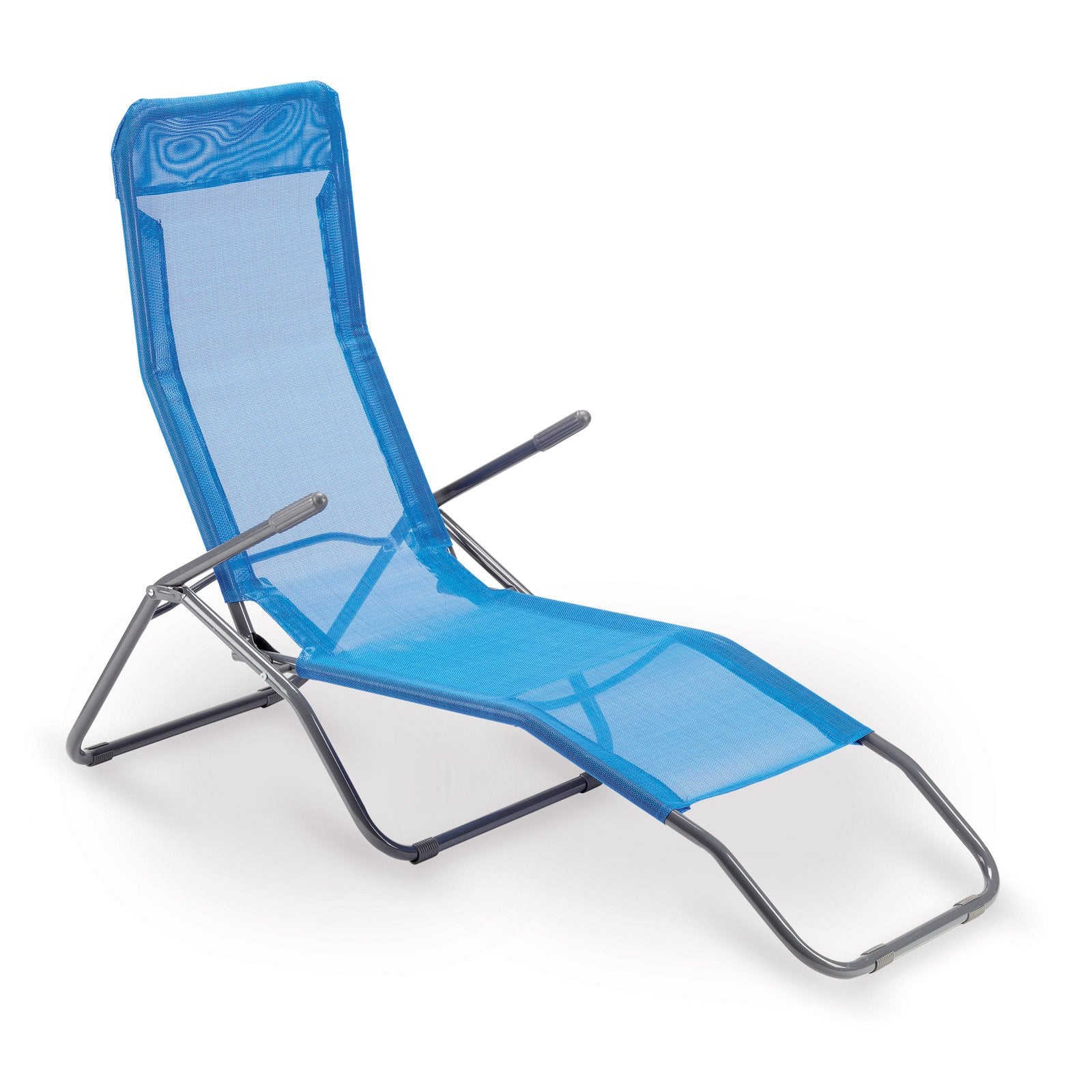 Sdraio basculante "Samba" lettino prendisole da giardino e mare