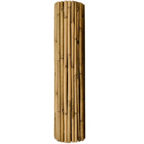Arella in canne di bamboo naturale Ø 10 mm, stuoia ombreggiante per recinzioni