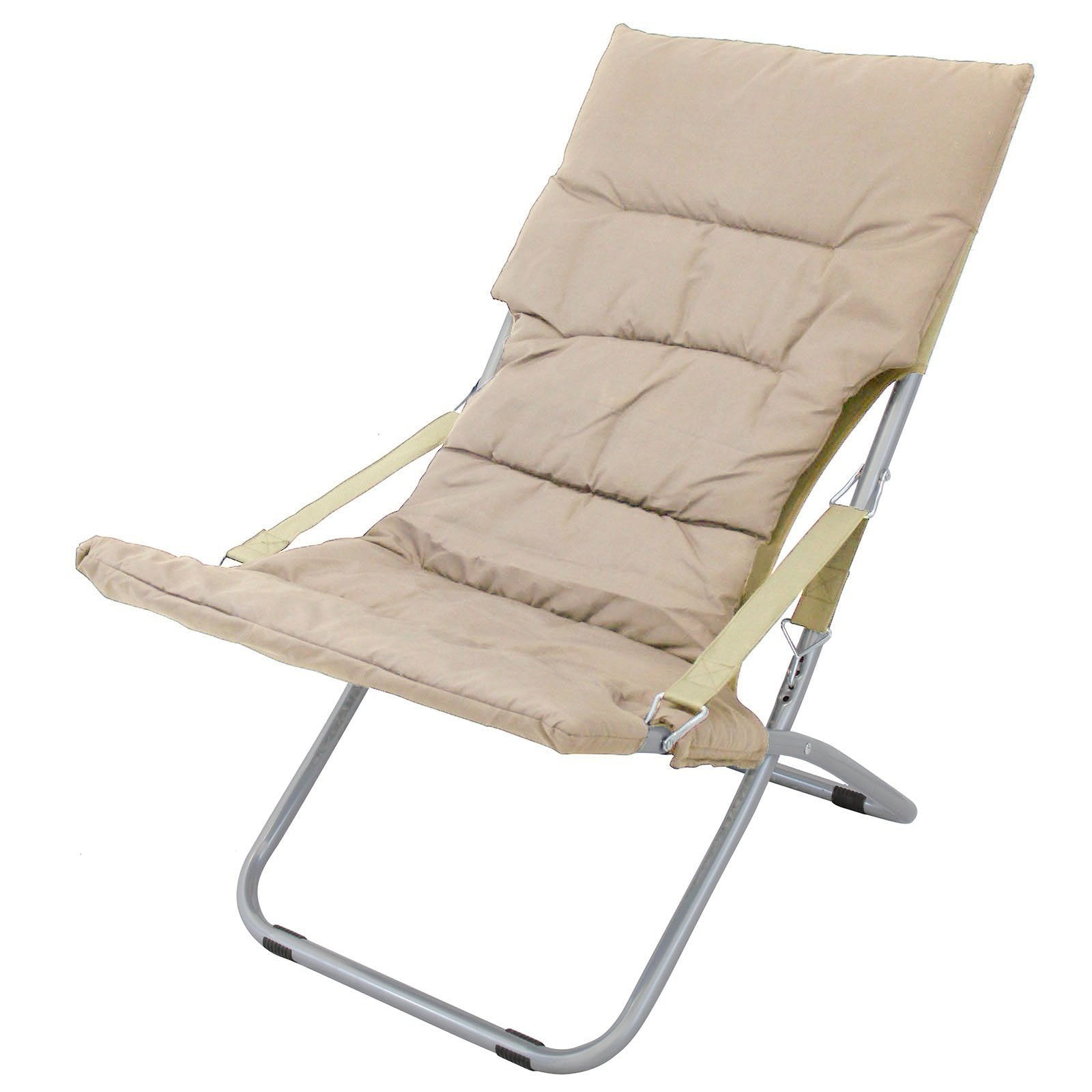 Sdraio imbottita pieghevole "Canapone" per giardino e balcone sfoderabile